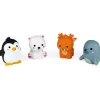 Janod Lot de 4 gicleurs de bain Animaux polaires