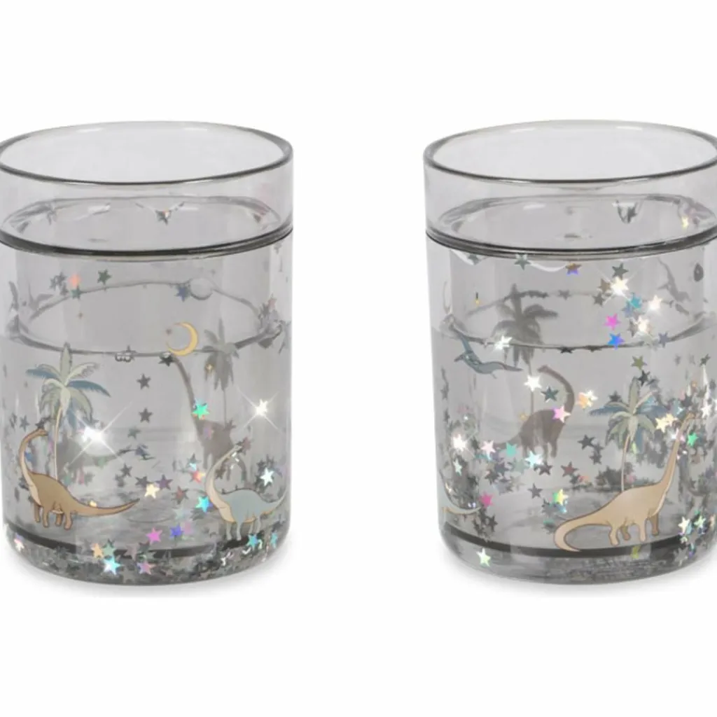 Online Lot de 2 gobelets à paillettes Dino Gobelet
