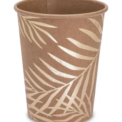 Arty Fêtes Factory Lot de 8 gobelets en carton Tropi Chic palmier