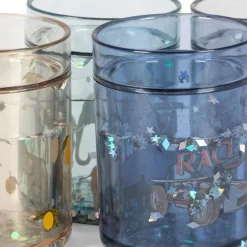 Sale Lot de 4 gobelets Glitter dinosaure Gobelet