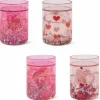 Konges Slojd Lot de 4 gobelets Glitter Pink mix