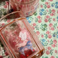 Konges Slojd Lot de 4 gobelets Glitter Pink mix