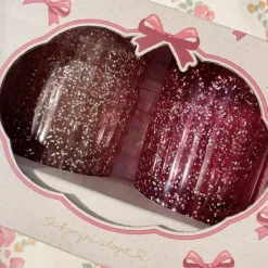 Konges Slojd Lot de 4 gobelets Glitter Pink mix