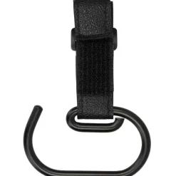 Dooky Lot de 2 grands crochets pour poussette noir