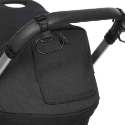 Dooky Lot de 2 grands crochets pour poussette noir