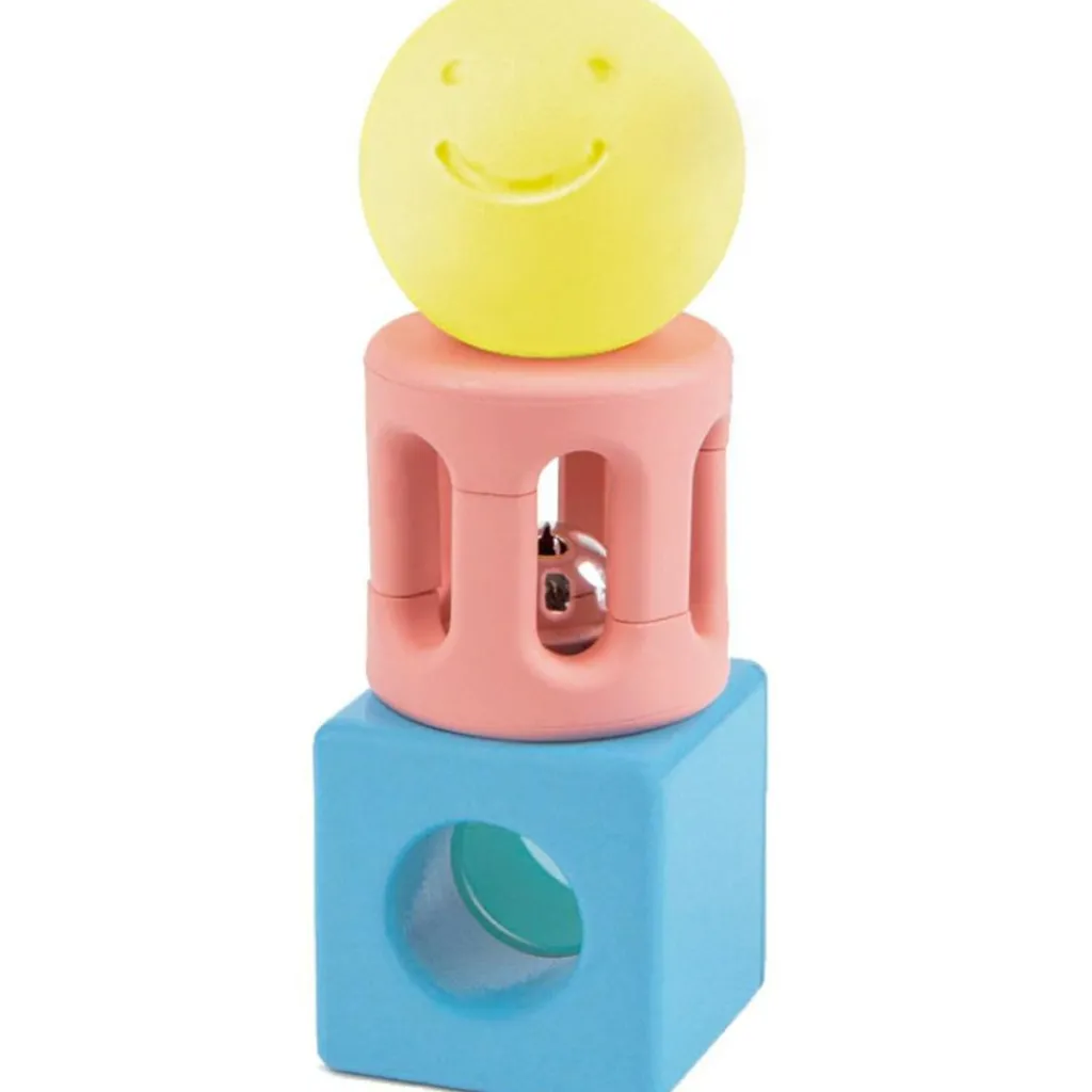 Best Lot de 3 hochets géométriques en riz Hochet