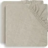 Jollein Lot de 2 housses de matelas à langer en éponge Nougat (75 x 85 cm)