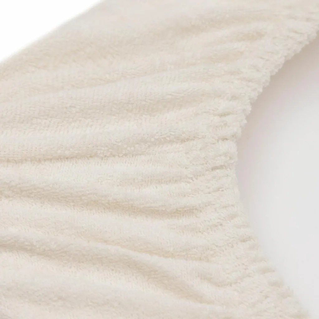 Jollein Lot de 2 housses de matelas à langer Milky en éponge Coffee-Ivory (50 x 70 cm)
