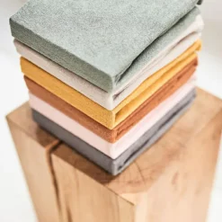 Jollein Lot de 2 housses de matelas à langer en éponge Ash Green (50 x 70 cm)