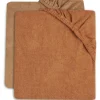 Online Lot de 2 housses de matelas à langer Caramel Biscuit (50 x 70 cm) Housse De Matelas À Langer