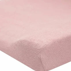 Best Lot de 2 housses de matelas à langer Ecru-Rose poudre (70 x 50 cm) Housse De Matelas À Langer