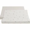 Baby's Only Lot de 2 housses de matelas à langer Tender Linen-Clover (45 x 70 cm)
