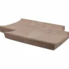Jollein Lot de 2 housses de matelas à langer en éponge Milky Coffee (50 x 70 cm)