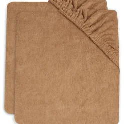 Jollein Lot de 2 housses de matelas à langer en éponge Biscuit (50 x 70 cm)