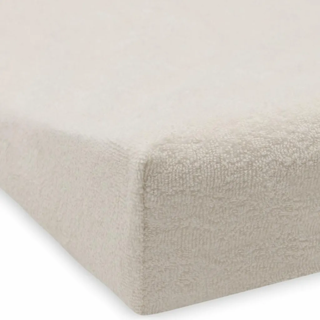 Sale Lot de 2 housses de matelas à langer en éponge Oatmeal-Sand (50 x 70 cm) Housse De Matelas À Langer