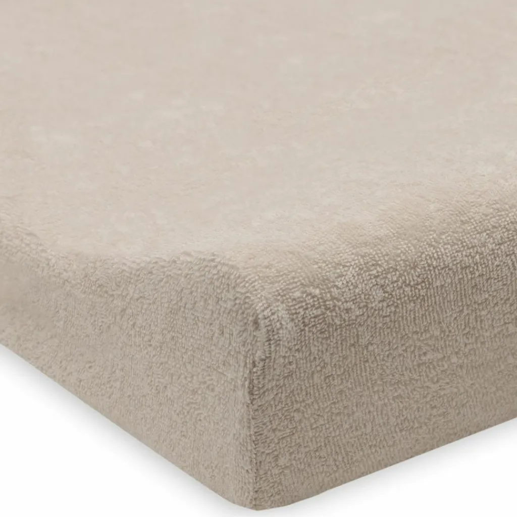 Sale Lot de 2 housses de matelas à langer en éponge Oatmeal-Sand (50 x 70 cm) Housse De Matelas À Langer