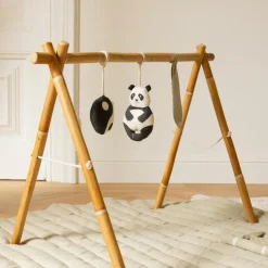Lorena Canals Lot de 3 jouets à suspendre bamboo Panda
