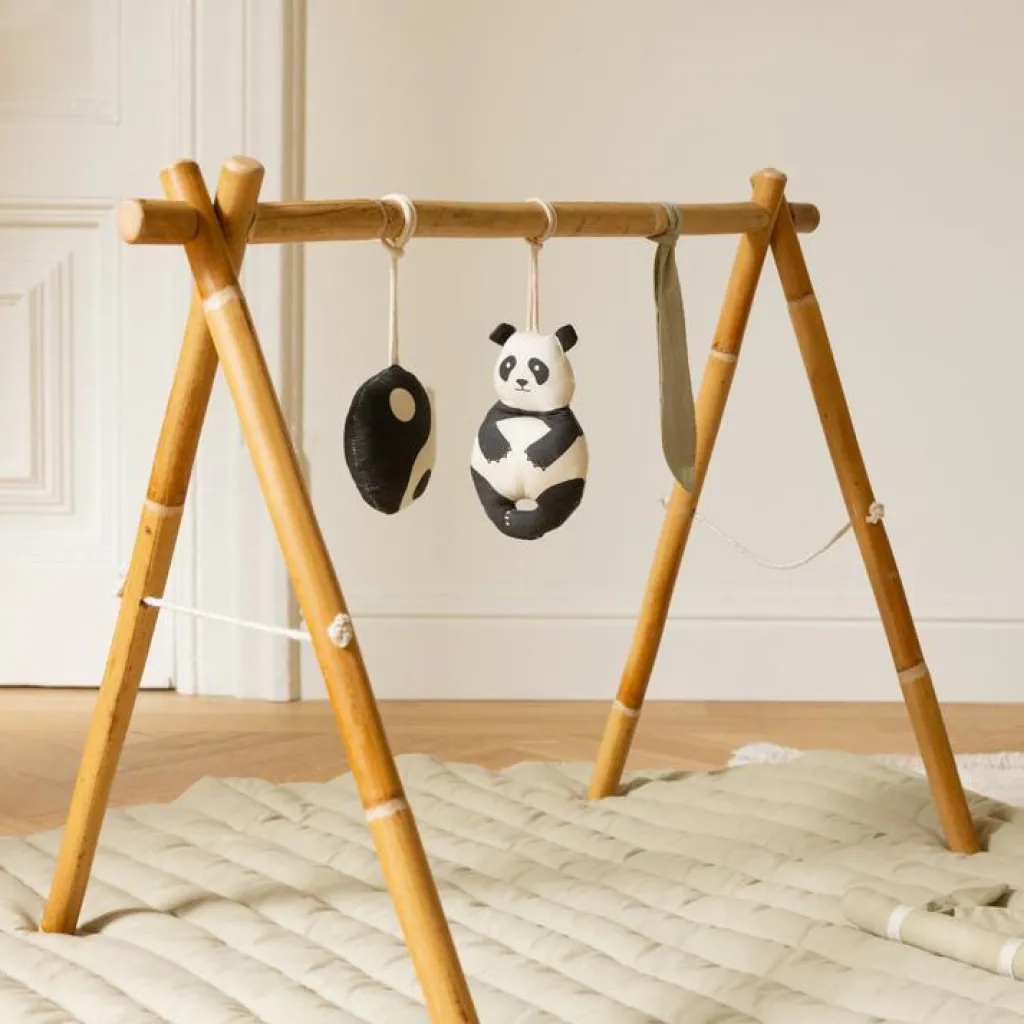 Lorena Canals Lot de 3 jouets à suspendre bamboo Panda