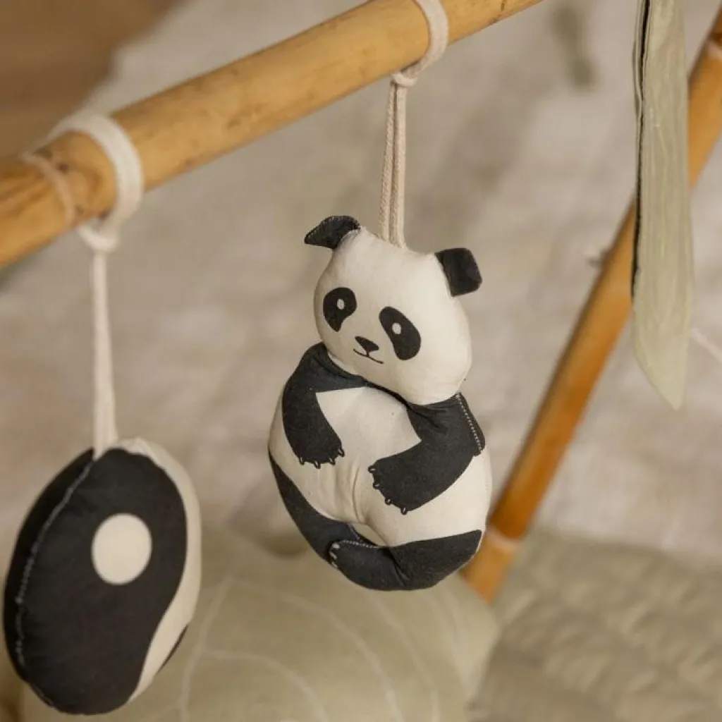 Lorena Canals Lot de 3 jouets à suspendre bamboo Panda