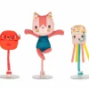 Lilliputiens Lot de 3 jouets de bain à ventouse Jeanne