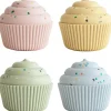 Mushie Lot de 4 jouets de bain Cupcake Mix and Max