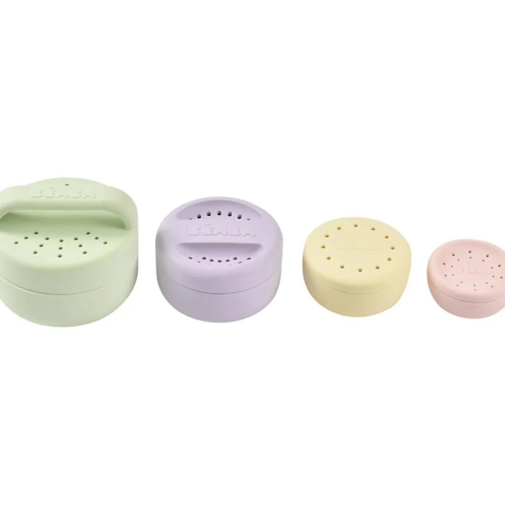 Béaba Lot de 4 jouets de bain en silicone
