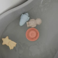 Mushie Lot de 4 jouets de bain Space