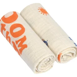 Lässig Lot de 2 langes Blossom nature (60 x 60 cm)