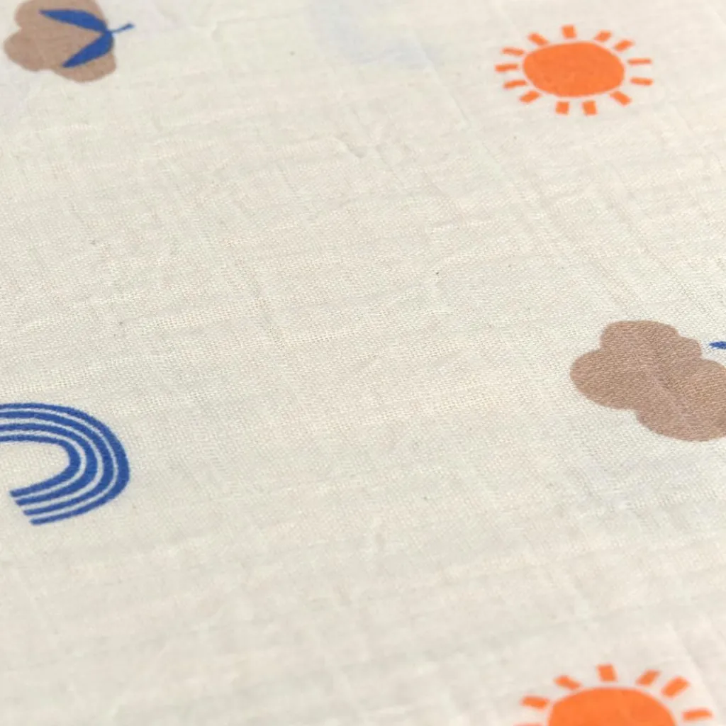 Lässig Lot de 2 langes Blossom nature (60 x 60 cm)