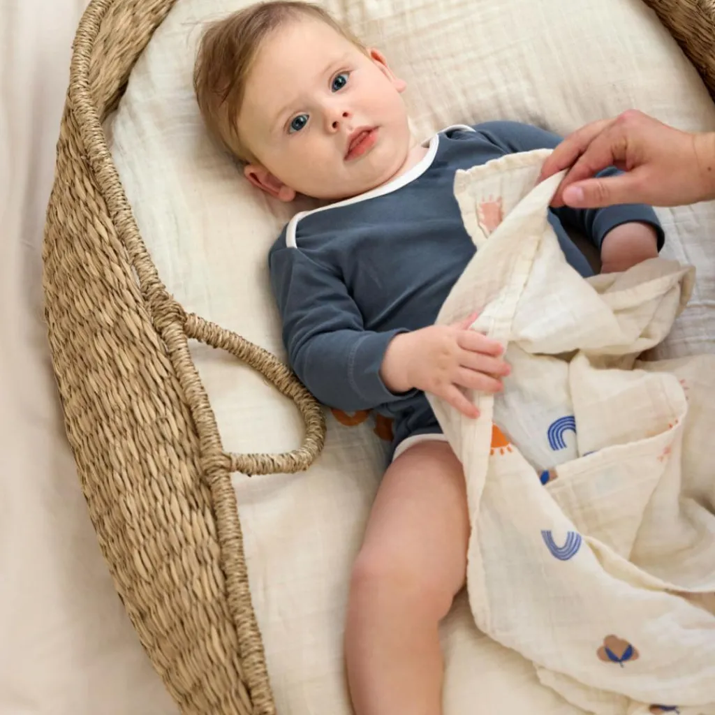 Lässig Lot de 2 langes Blossom nature (60 x 60 cm)