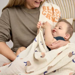 Lässig Lot de 2 langes Blossom nature (60 x 60 cm)