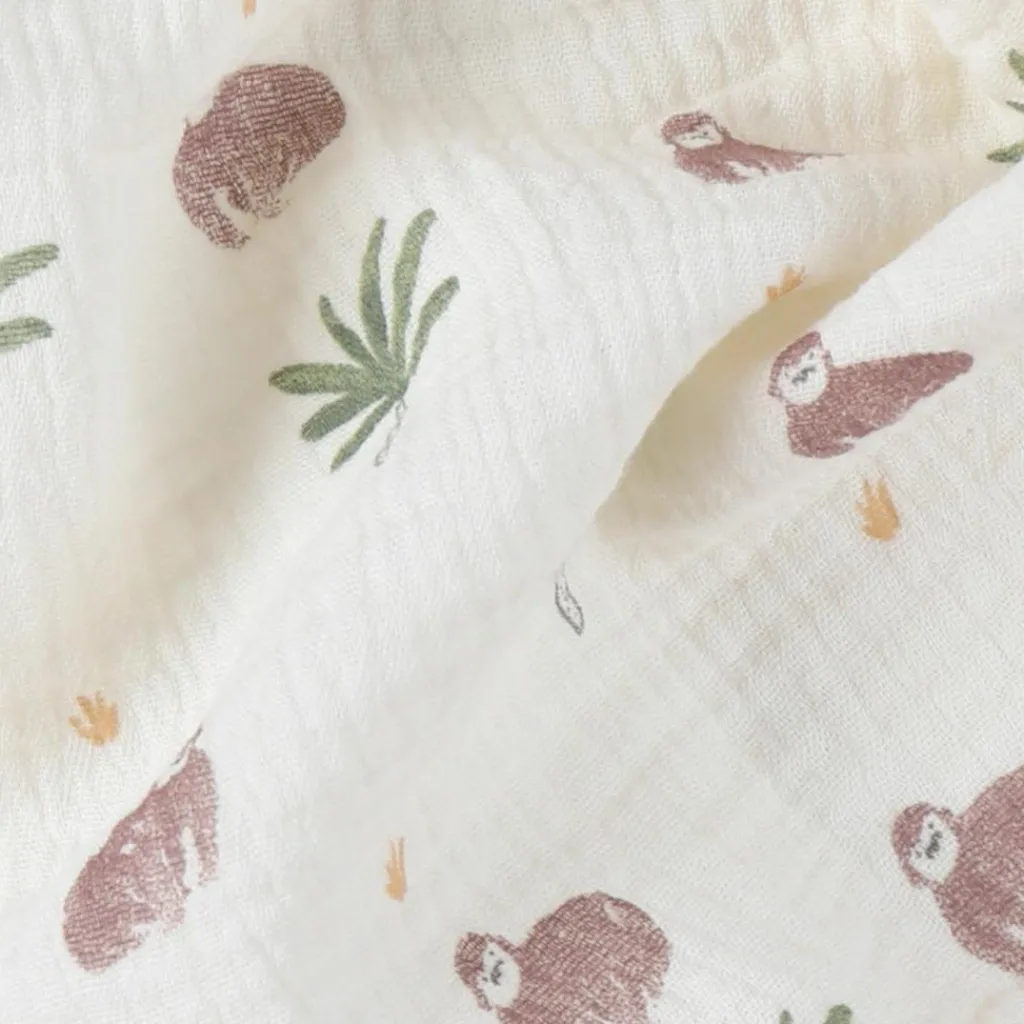 Lot de 2 langes Cute gorilla (70 x 70 cm) Lange