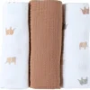 Lot de 3 langes Elephants (70 x 70 cm) Lange
