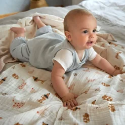 Outlet Lot de 3 langes en coton bio Little Mateys (85 x 85 cm) Lange