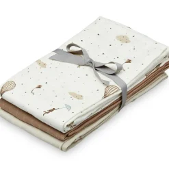 Cam Cam Copenhagen Lot de 3 langes en coton bio Dreamland (70 x 70 cm)