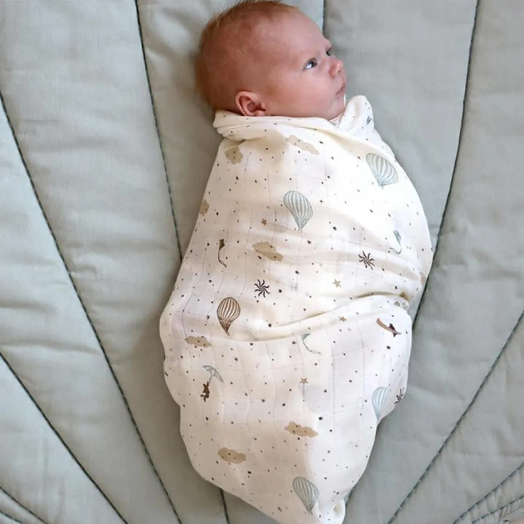 Cam Cam Copenhagen Lot de 3 langes en coton bio Dreamland (70 x 70 cm)