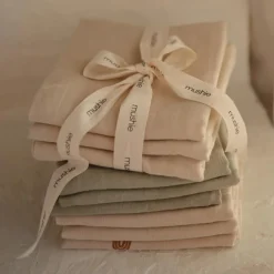 Sale Lot de 3 langes en coton bio Rainbow (60 x 60 cm) Lange