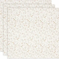 Jollein Lot de 3 langes en coton Bloomy (70 x 70 cm)