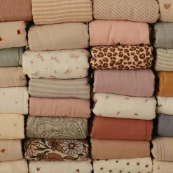 Discount Lot de 3 langes en coton bio Crowns (60 x 60 cm) Lange