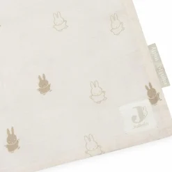 Jollein Lot de 2 langes en coton Happy Miffy Nougat (115 x 115 cm)