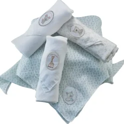 Clearance Lot de 4 langes en coton Il était une fois (70 x 70 cm) Lange