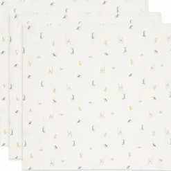 Jollein Lot de 3 langes en coton Jungle Jambo (70 x 70 cm)