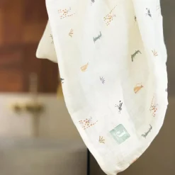 Jollein Lot de 3 langes en coton Jungle Jambo (70 x 70 cm)