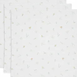 Outlet Lot de 3 langes en coton Lovely Birds (70 x 70 cm) Lange