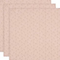 Outlet Lot de 3 langes en coton Miffy Silhouettes Wild Rose (70 x 70 cm) Lange