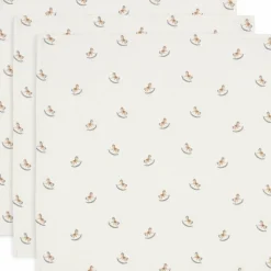 Hot Lot de 3 langes en coton Nostalgic Ride (70 x 70 cm) Lange