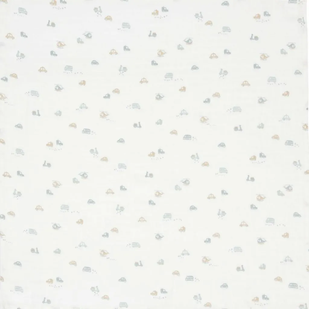 Jollein Lot de 3 langes en coton On the Go (70 x 70 cm)