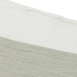 Online Lot de 4 langes en coton Olive Green-Ivory (70 x 70 cm) Lange
