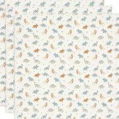 Jollein Lot de 3 langes en coton Roarsome (70 x 70 cm)