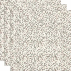 Jollein Lot de 3 langes en gaze de coton Retro Flowers (70 x 70 cm)